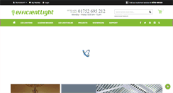 Desktop Screenshot of efficientlight.co.uk